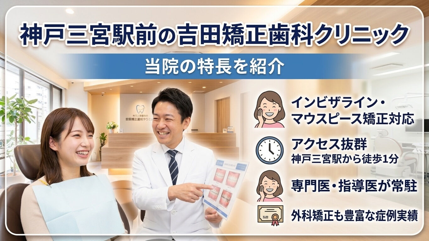 矯正歯科ブログ「神戸三宮駅前の吉田矯正歯科クリニック」をアッ